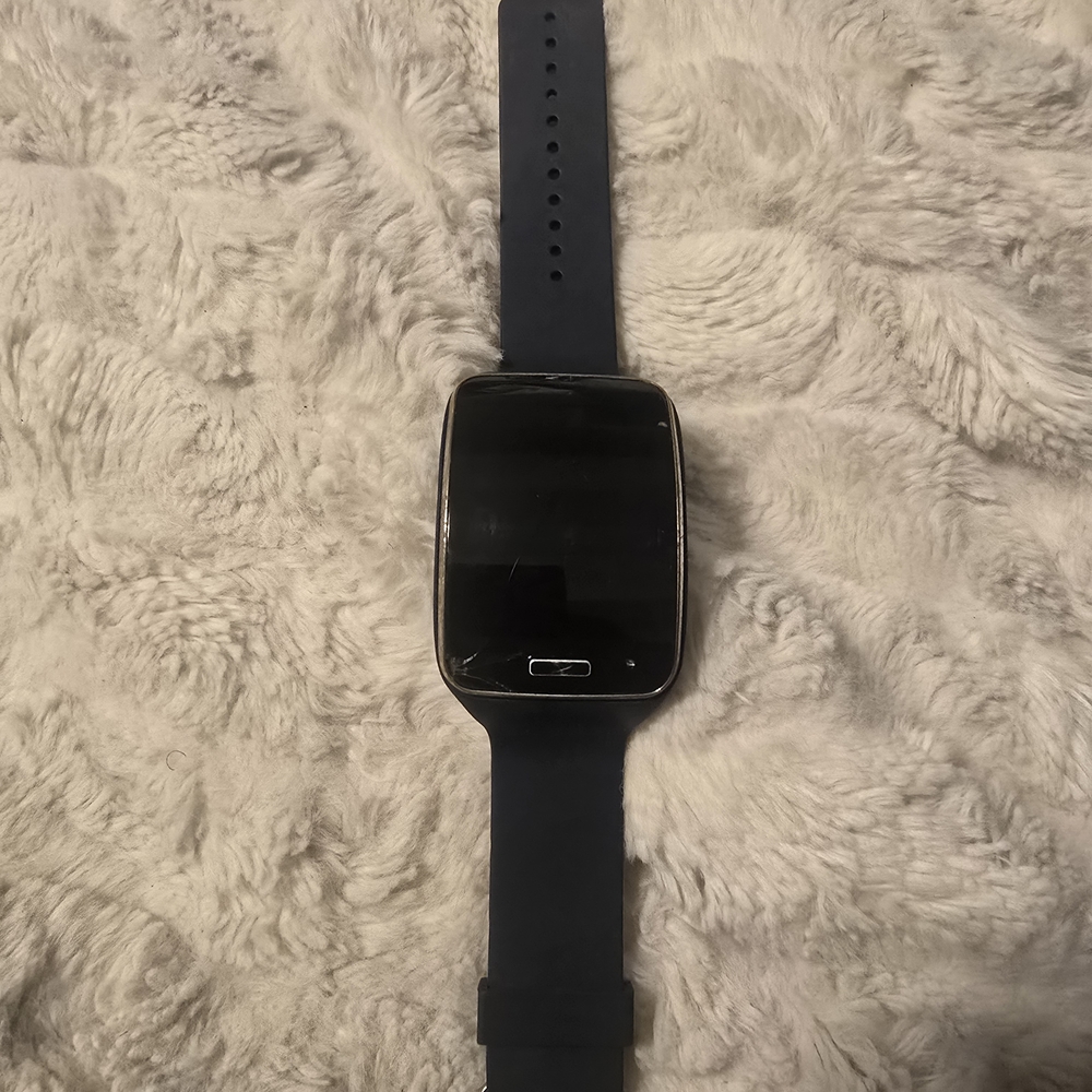 Samsung Smartwatch with Dark Blue Band